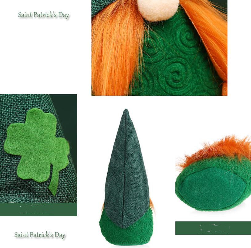 Irish St Patrick's Day Legless Gnome