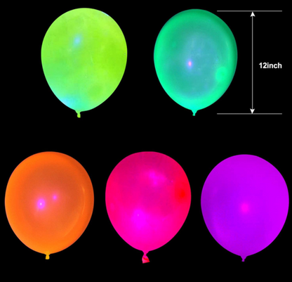 Fluorescent Balloons Night Party