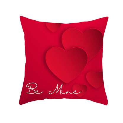 Home Valentine's Day Graphic Print Pillowcase