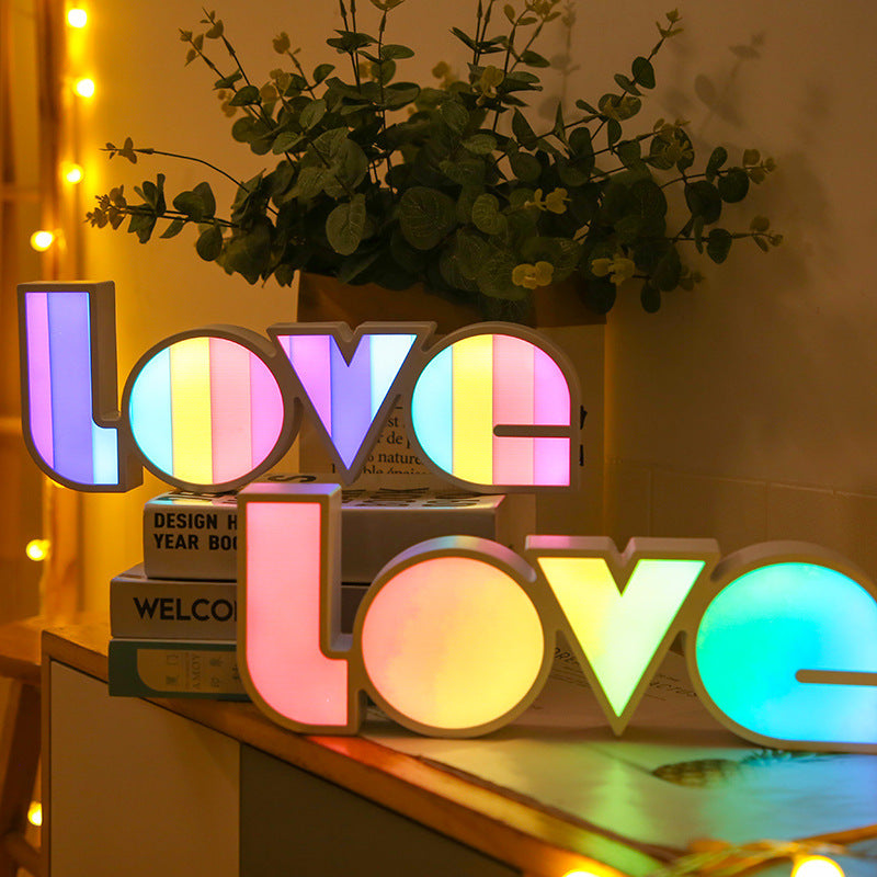 LED LOVE Light Gift Decor