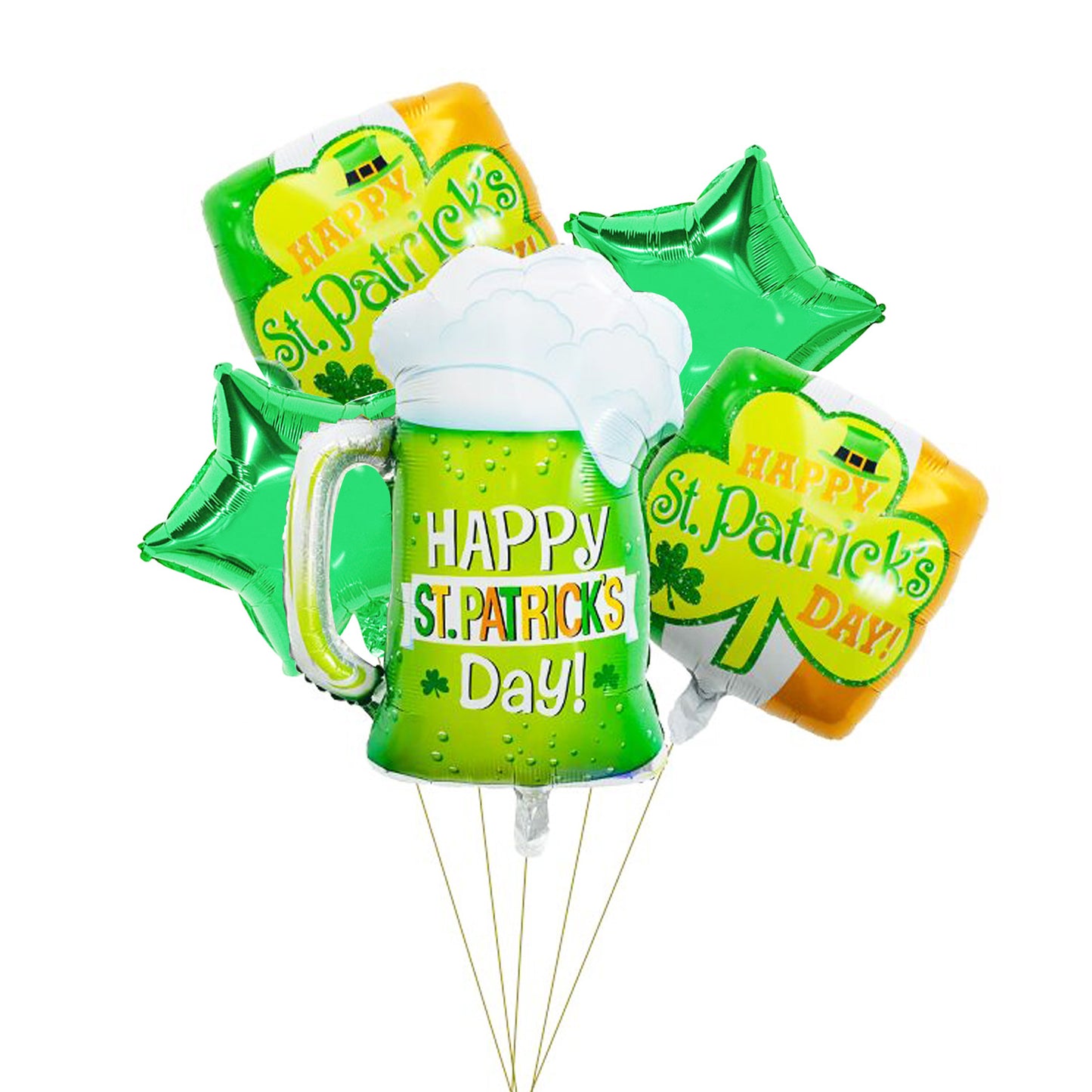 St. Patrick's Day Clover Balloons