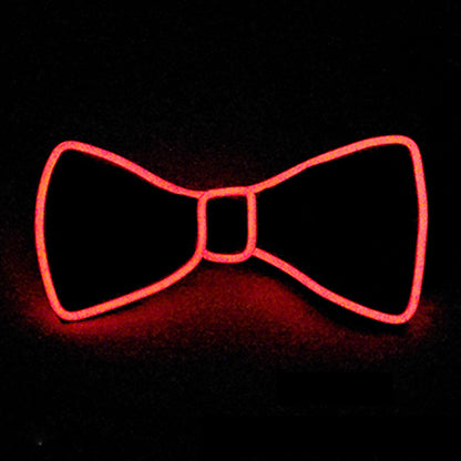 Neon LED Luminous Bow Tie & Tie