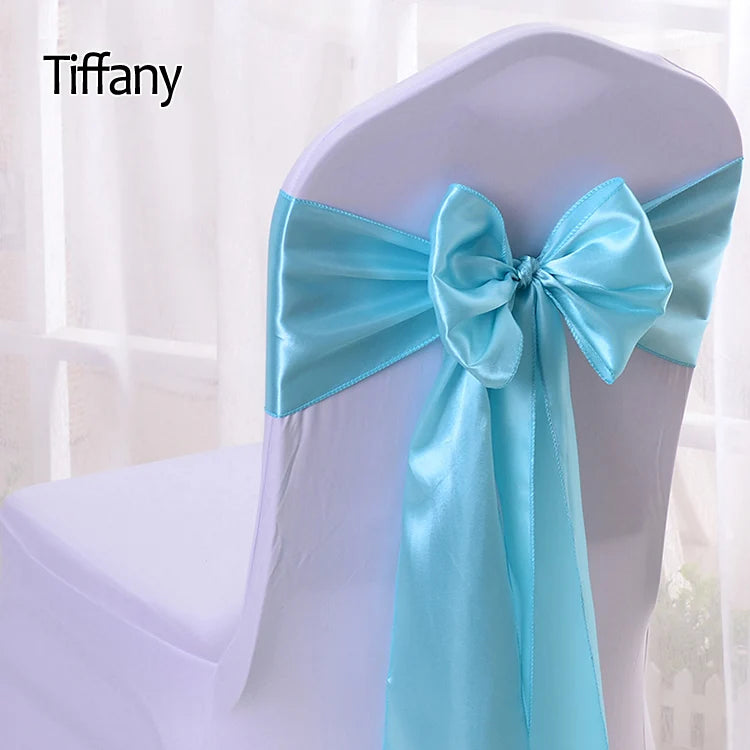 Satin Chair Sashes Party Chairs Bands