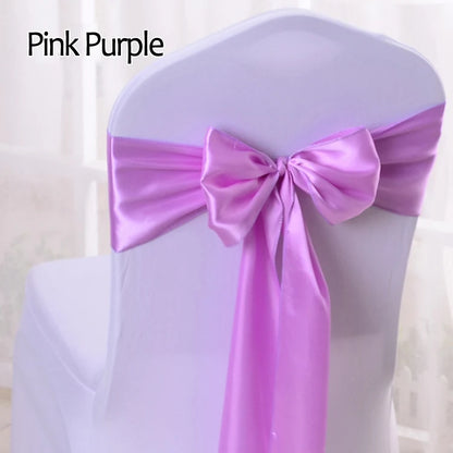 Satin Chair Sashes Party Chairs Bands