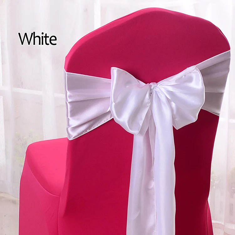 Satin Chair Sashes Party Chairs Bands