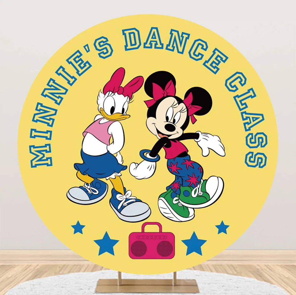 Minnie Circle Backdrop Birthday Party