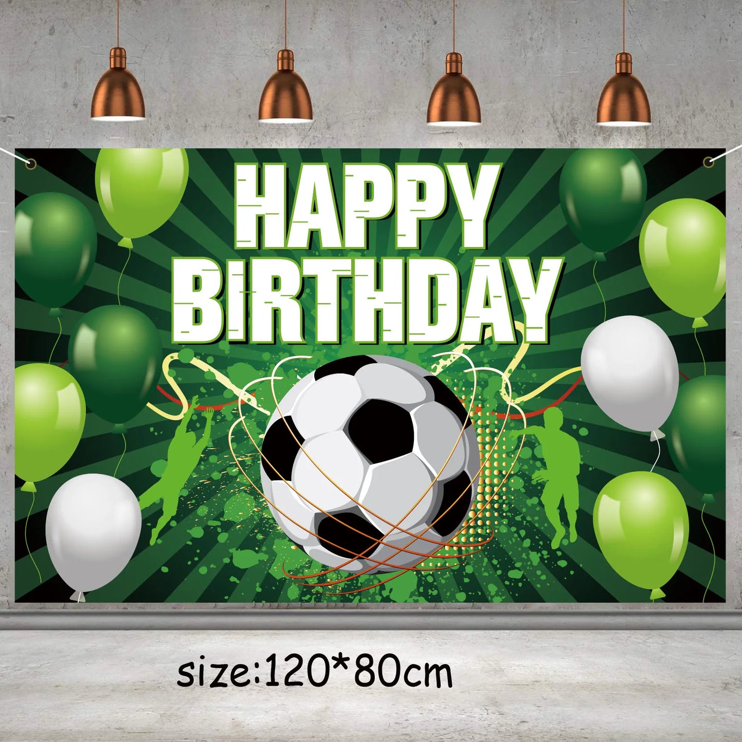 Football Themed Balloon 22inch 4D Soccer Foil Ball 40inch Black Numbers Boys Men Birthday Soccer Champion Party Decor Supplies