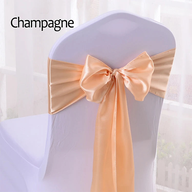 Satin Chair Sashes Party Chairs Bands